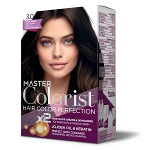 Фарба для волосся Master Colorist 3.0 Темно-коричневий, 2x50 мл+2x50 мл+10 мл