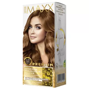 Фарба для волосся MAXX Deluxe 8.37 Пісочний, 50 мл+50 мл+10 мл